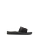 Plantago Flat Sandals - Black