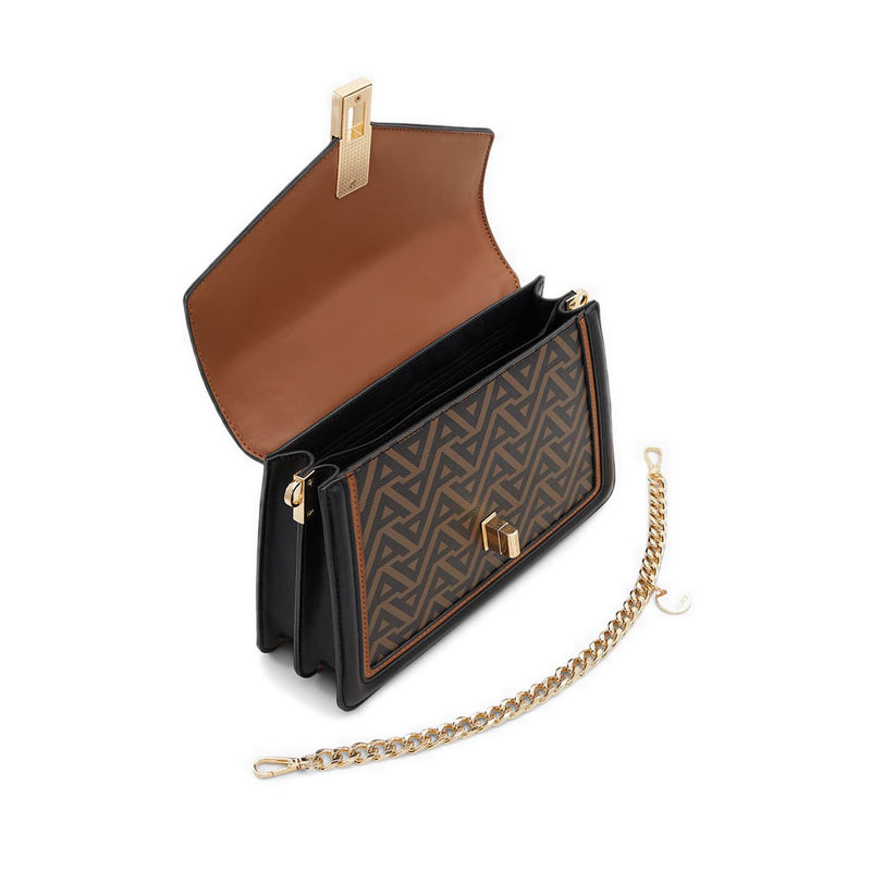 AMDOUNA SHOULDER BAG - BROWN MULTI