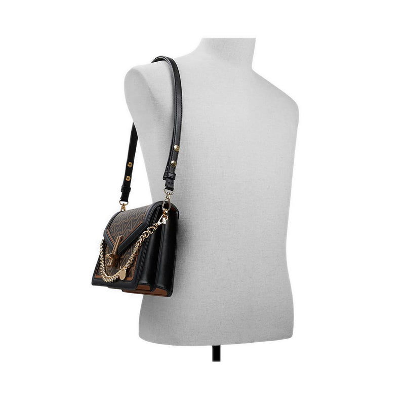 AMDOUNA SHOULDER BAG - BROWN MULTI