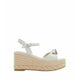 Annamarie Wedge Sandals - White