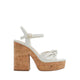 ULIALDAN HEELED SANDALS - WHITE/BONE