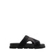 DENIELS FLAT SANDALS - OPEN BLACK