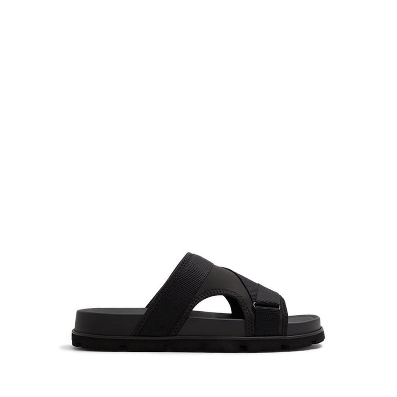 ALDO DENIELS FLAT SANDALS - BLACK