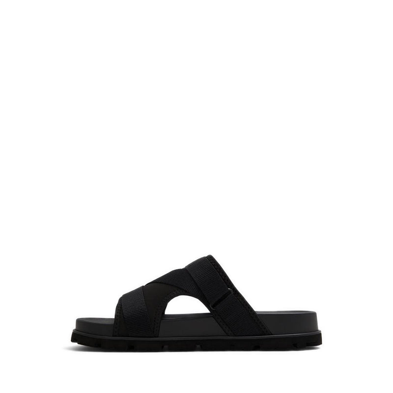 ALDO DENIELS FLAT SANDALS - BLACK