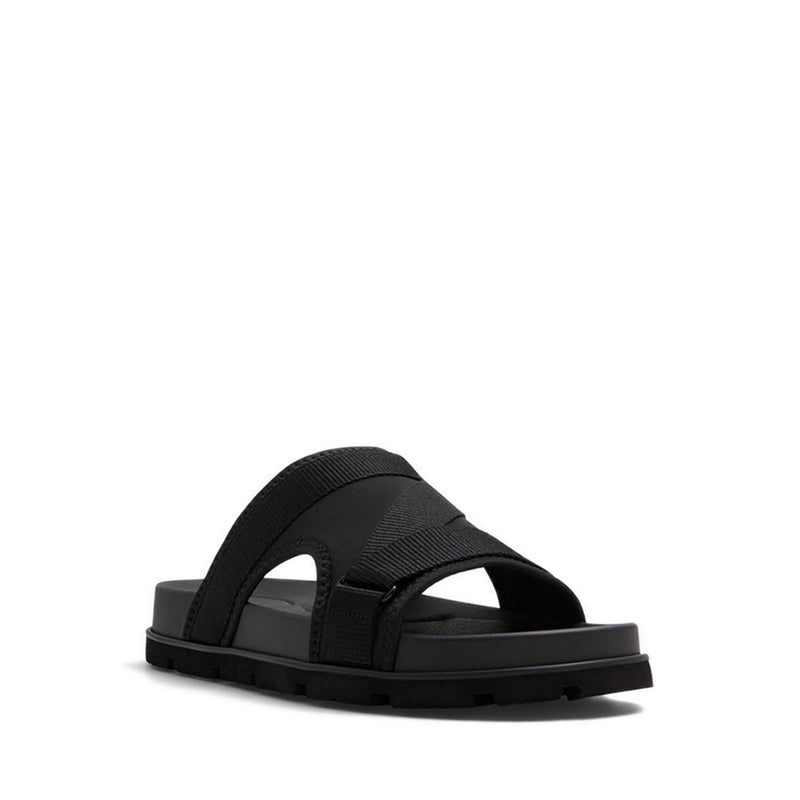 ALDO DENIELS FLAT SANDALS - BLACK
