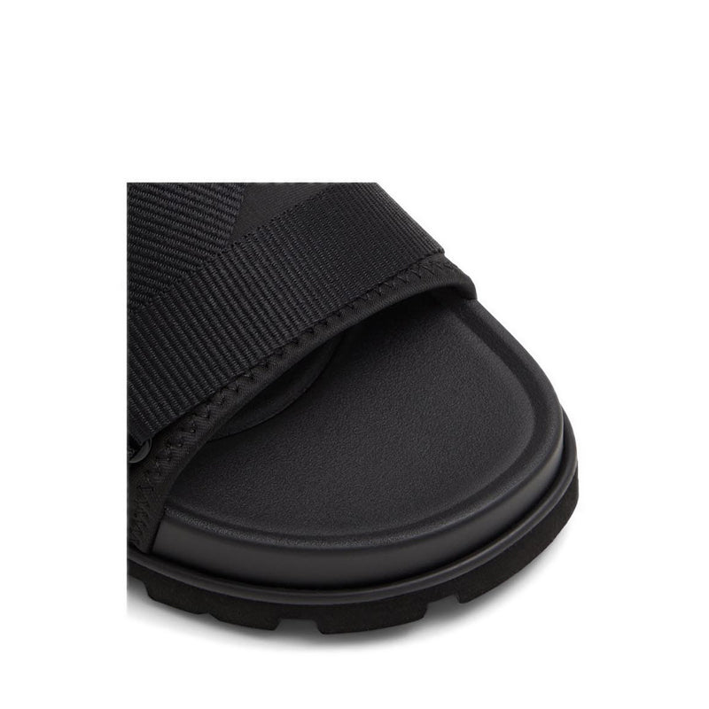 ALDO DENIELS FLAT SANDALS - BLACK