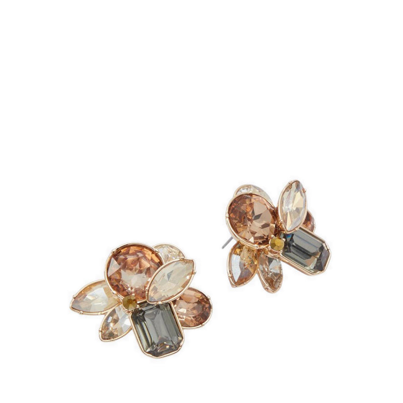 ALDO BROCLA EARRINGS - LIGHT BROWN