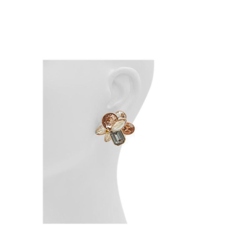 ALDO BROCLA EARRINGS - LIGHT BROWN