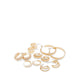 Talalagyn Earrings - Gold/Clear Multi