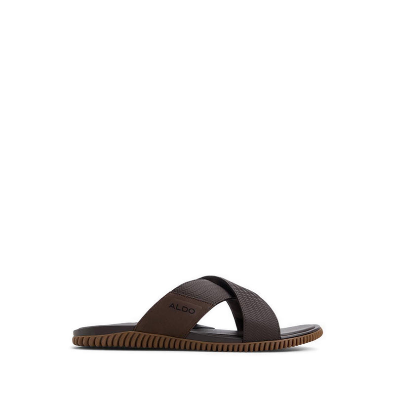 ALDO KEDON FLAT SANDALS - OTHER BROWN