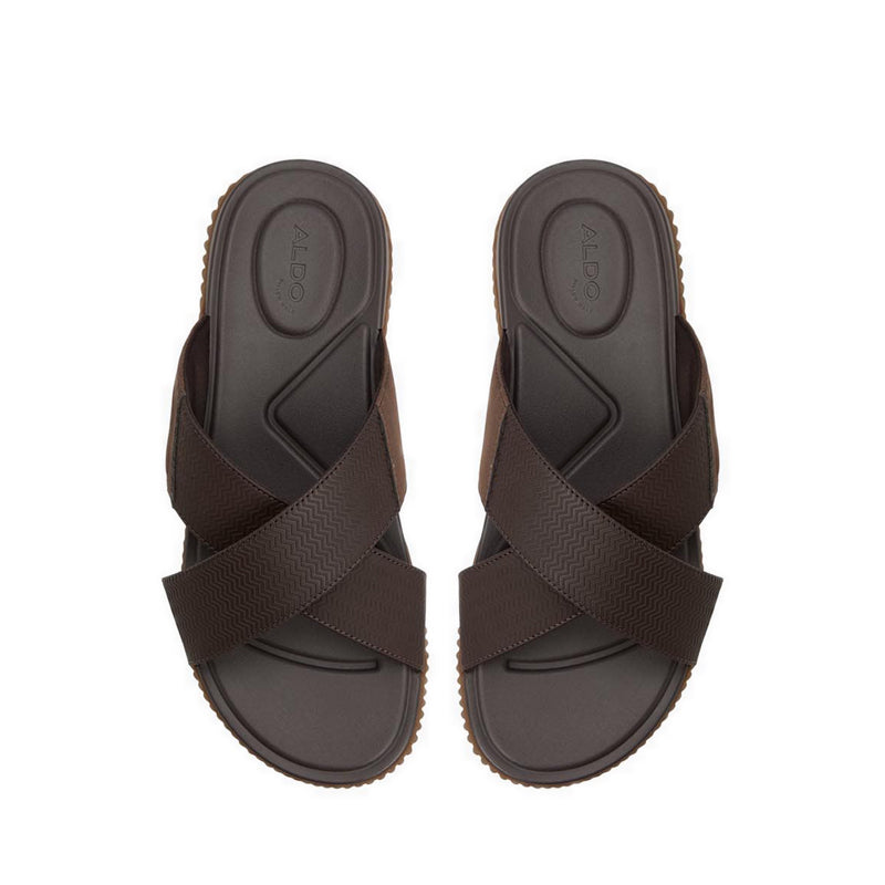 ALDO KEDON FLAT SANDALS - OTHER BROWN