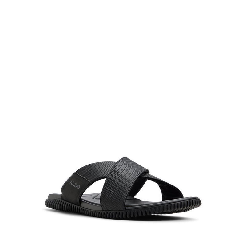ALDO KEDON FLAT SANDALS - BLACK