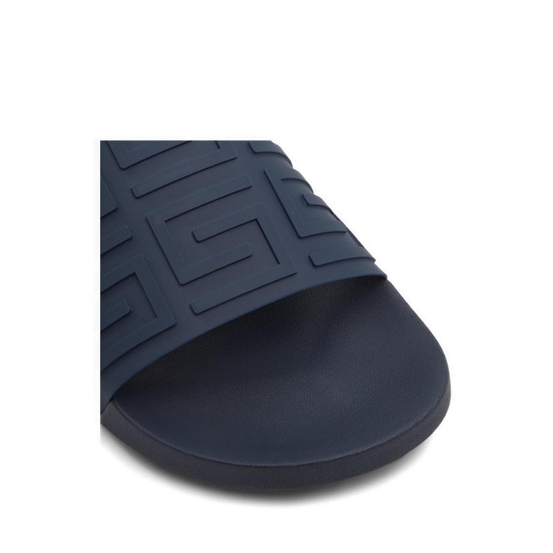 ALDO ATRANI FLAT SANDALS - NAVY