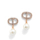Luxepearl Earrings - Gold/Clear Multi