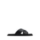 TARIK FLAT SANDALS - BLACK