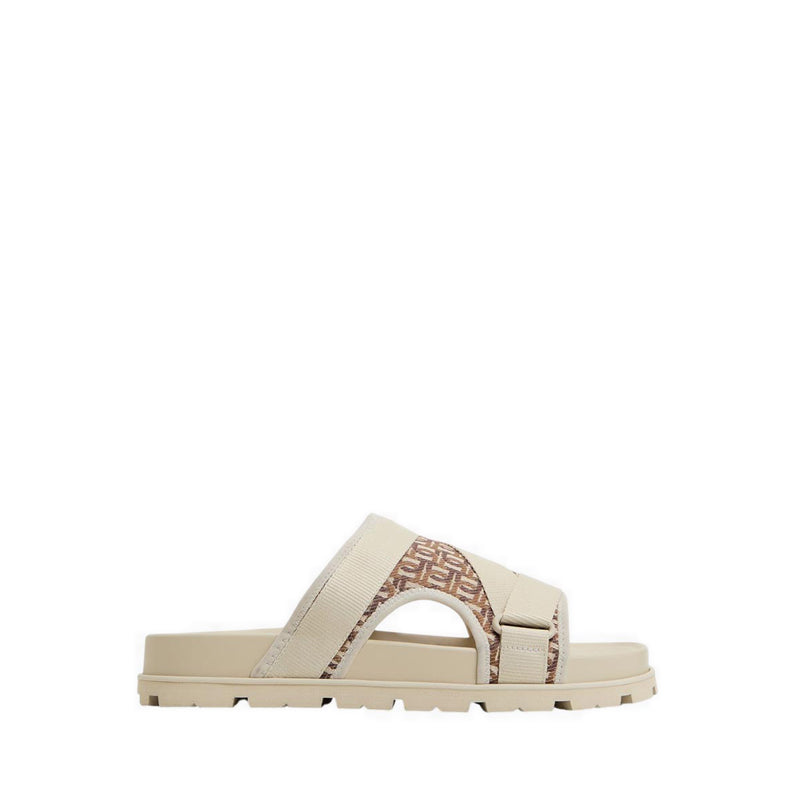 DENIELS SANDALS OPEN TOE & HEEL - MEDIUM BEIGE