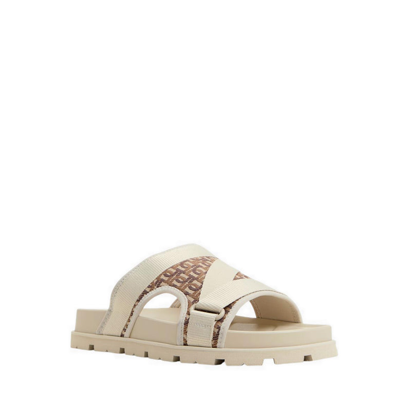 DENIELS SANDALS OPEN TOE & HEEL - MEDIUM BEIGE