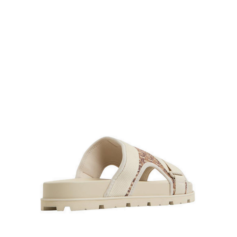 DENIELS SANDALS OPEN TOE & HEEL - MEDIUM BEIGE