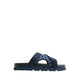 DENIELS FLAT SANDALS - OTHER NAVY