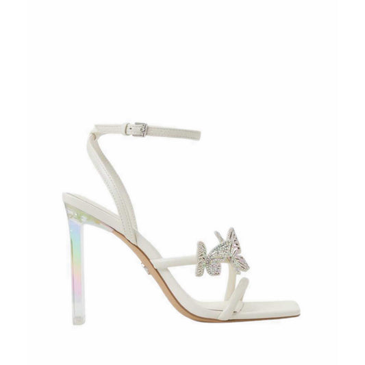 Laylia Heeled Sandals - White/Bone
