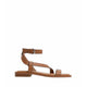 Grugar Flat Sandals - Light Brown