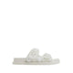 DEVANASSI FOOTBED SANDALS - WHITE/BONE