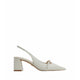 Skepper Heeled Shoes - White/Bone