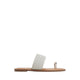 BEACHWALK FLAT SANDALS - WHITE/BONE