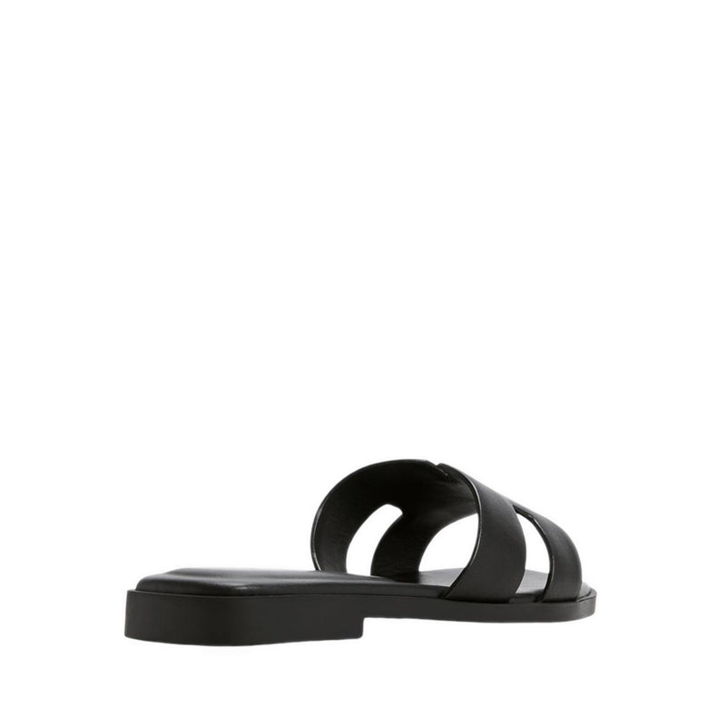 ALDO ITSANDAL FLAT SANDALS - BLACK