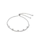 HEARTLINK BRACELETS - SILVER/CLEAR MULTI