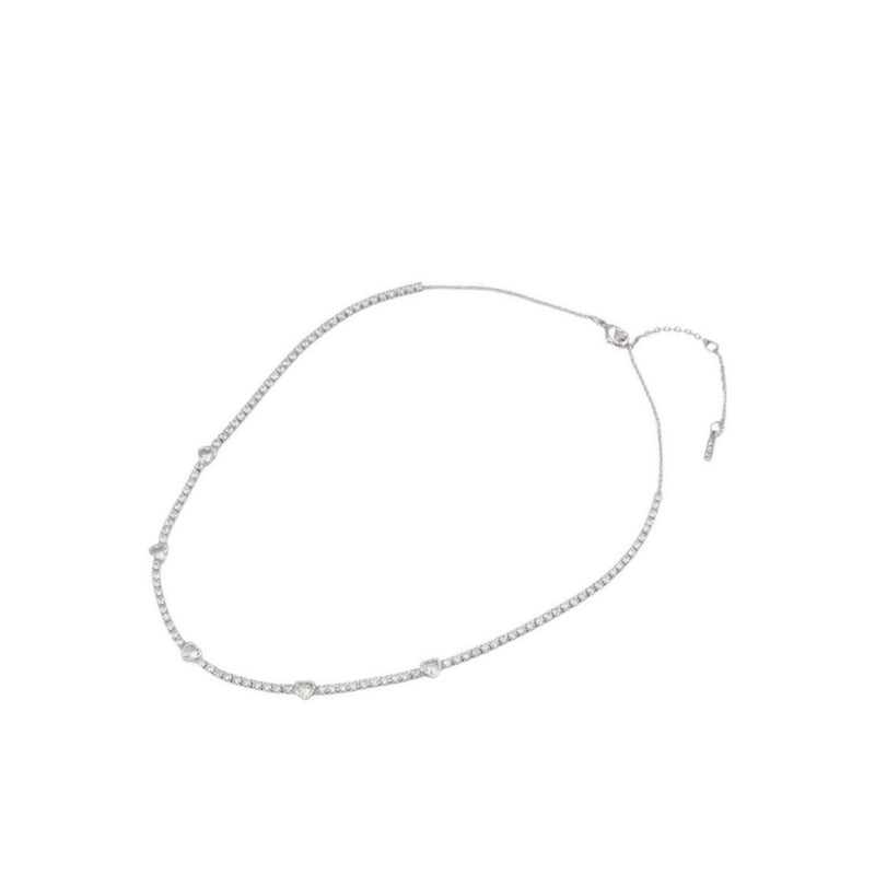 SWEETHEARTS NECKLACES SILVER/CLEAR MULTI – Aldoshoes Indonesia