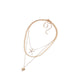 SEASCHARMS NECKLACES - GOLD/CLEAR MULTI