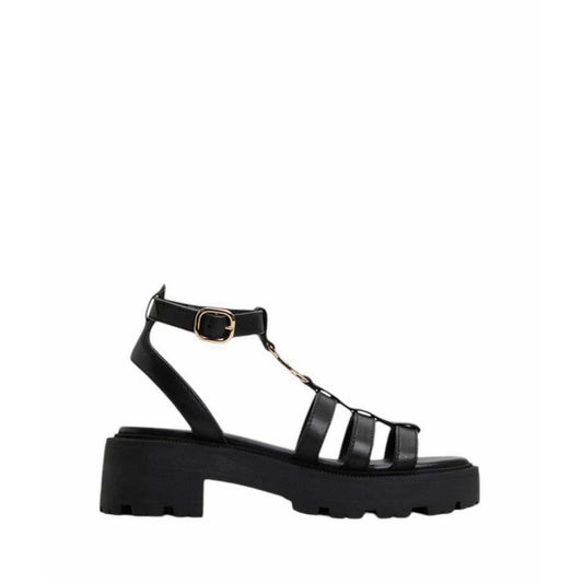 Lamington Heeled Sandals - Black