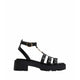 Lamington Heeled Sandals - Black