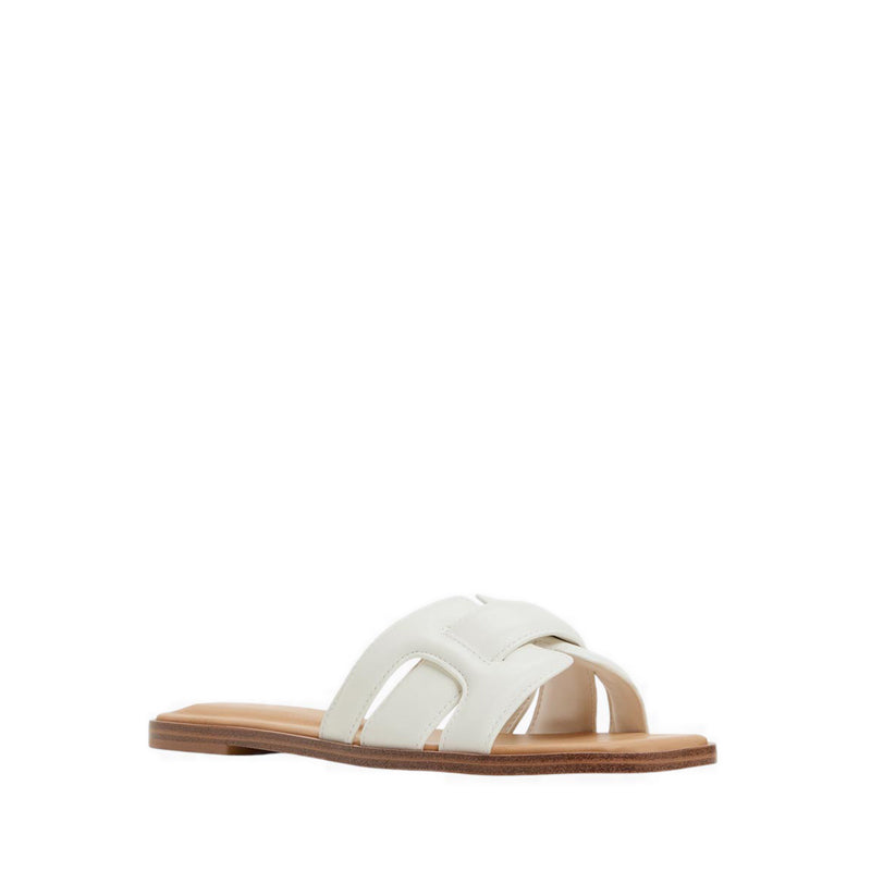 Eleny Flat Sandals - White