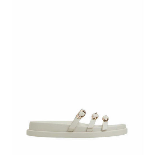 Zephyra Footbed Sandals - White