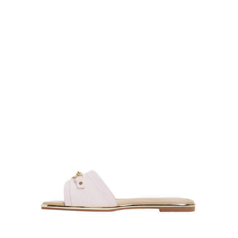 ALDO ALAMASSI FLAT SANDALS - LIGHT PINK