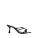 CALYPSA HEELED SANDALS - BLACK