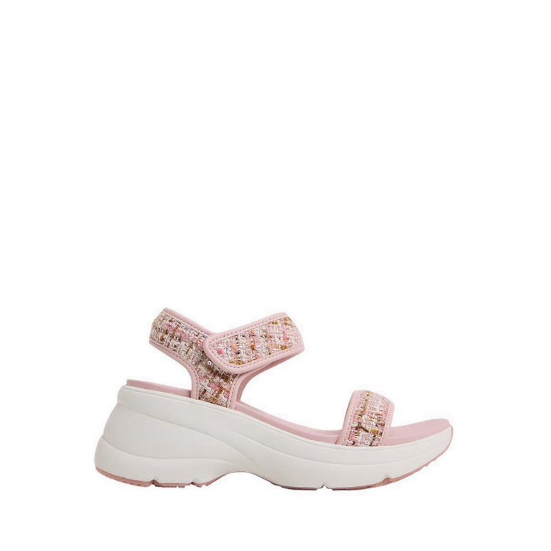 ALDO CHAMOMILE WEDGE SANDALS - OPEN PINK