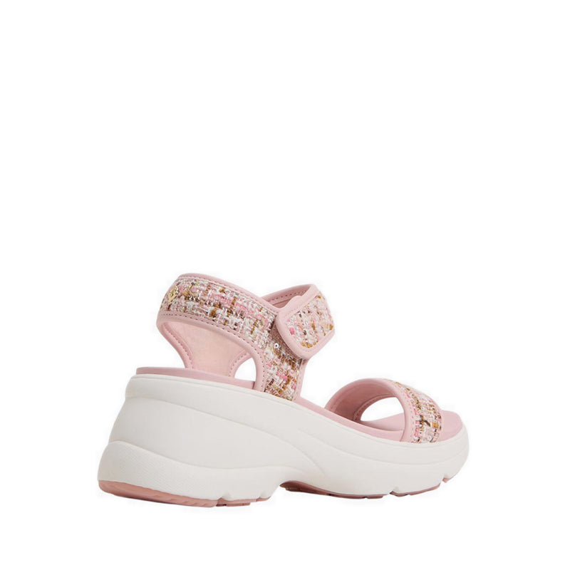 ALDO CHAMOMILE WEDGE SANDALS - OPEN PINK