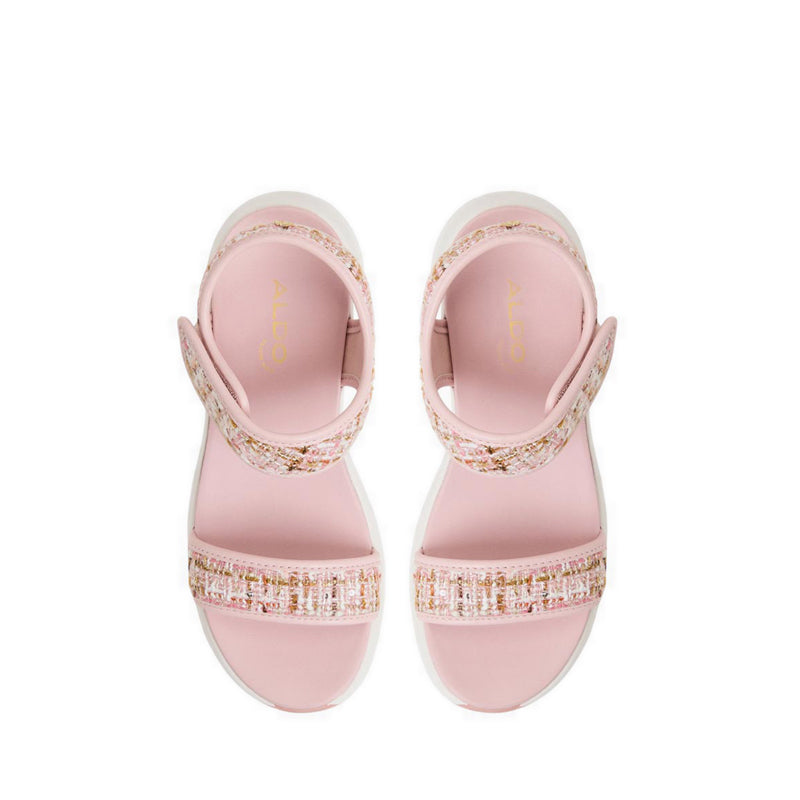 ALDO CHAMOMILE WEDGE SANDALS - OPEN PINK