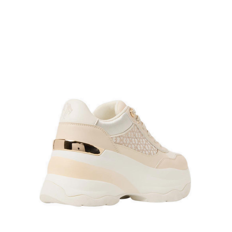 ALDO REXSON WEDGE SNEAKERS - CREAM MULTI