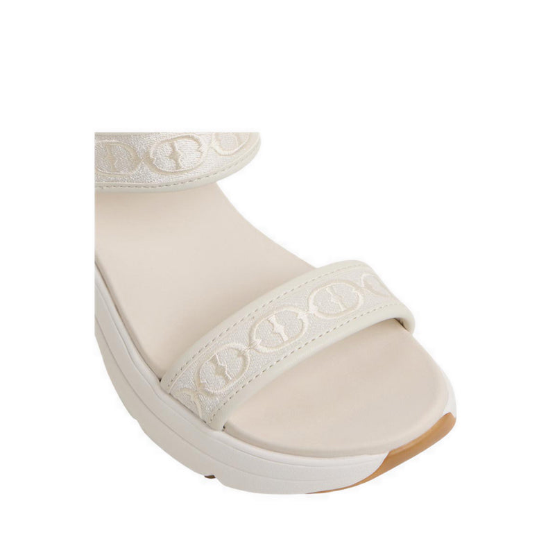 ALDO CHAMOMILE WEDGE SANDALS - CREAM