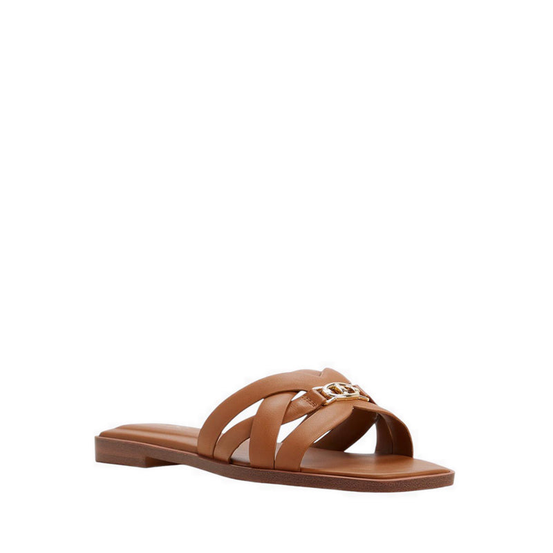 ALDO JENNALERIEL -IN FLAT SANDALS - MEDIUM BROWN