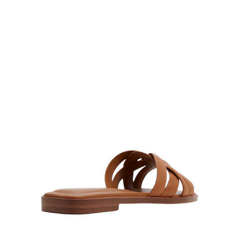 ALDO JENNALERIEL -IN FLAT SANDALS - MEDIUM BROWN