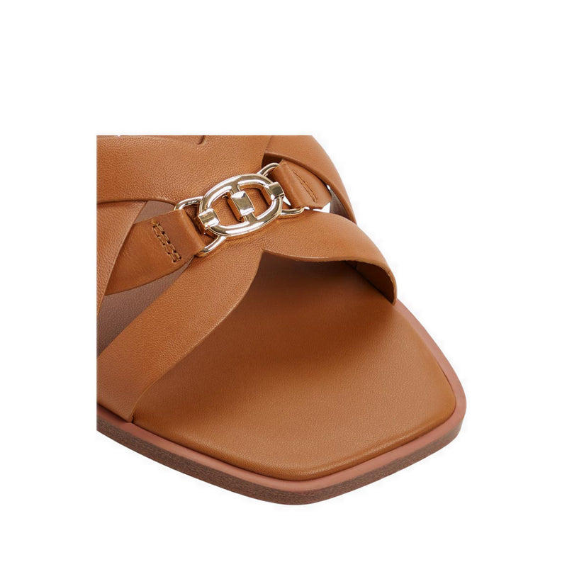 ALDO JENNALERIEL -IN FLAT SANDALS - MEDIUM BROWN