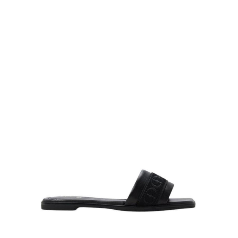 ALDO TENDRE-IN FLAT SANDALS - BLACK
