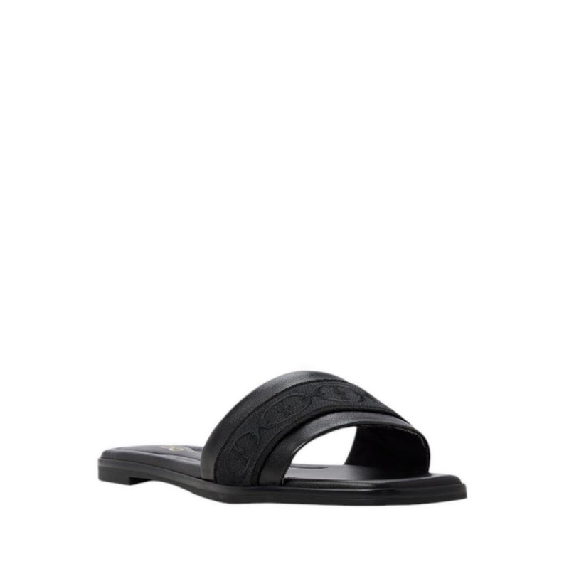 ALDO TENDRE-IN FLAT SANDALS - BLACK