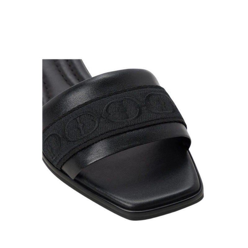 ALDO TENDRE-IN FLAT SANDALS - BLACK