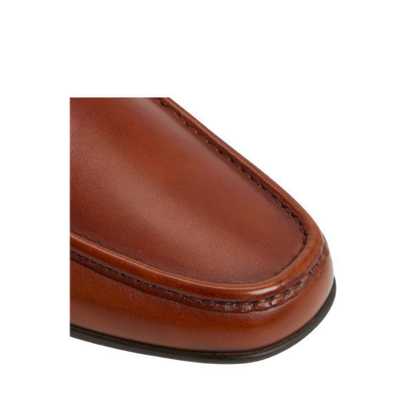 ALDO KOSTA-IN SLIP ONS - COGNAC
